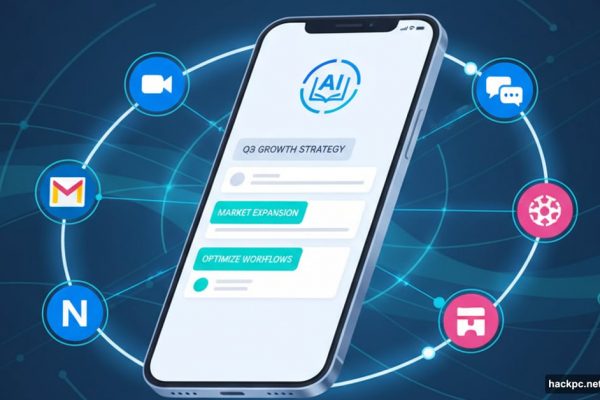 Read AI app connecting multiple workplace platforms in unified hub