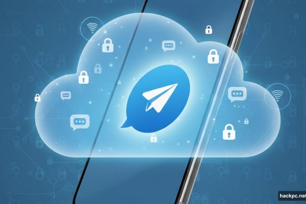 iPhone with Signal app showing cloud backup with encryption locks and price tag