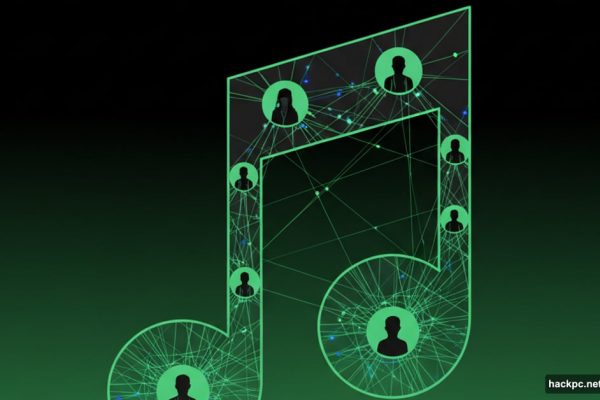 Spotify music note revealing hidden network of producers and creators
