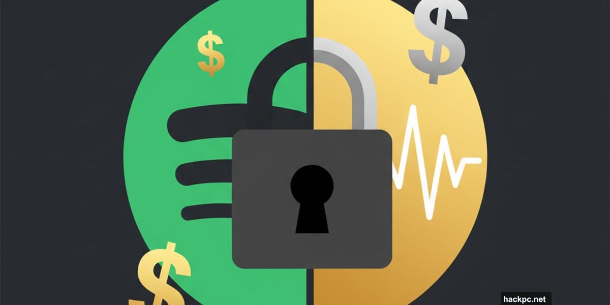 Spotify logo with large padlock overlay restricting premium lossless audio access