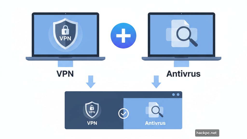 Surfshark bundles VPN and antivirus into one dashboard interface