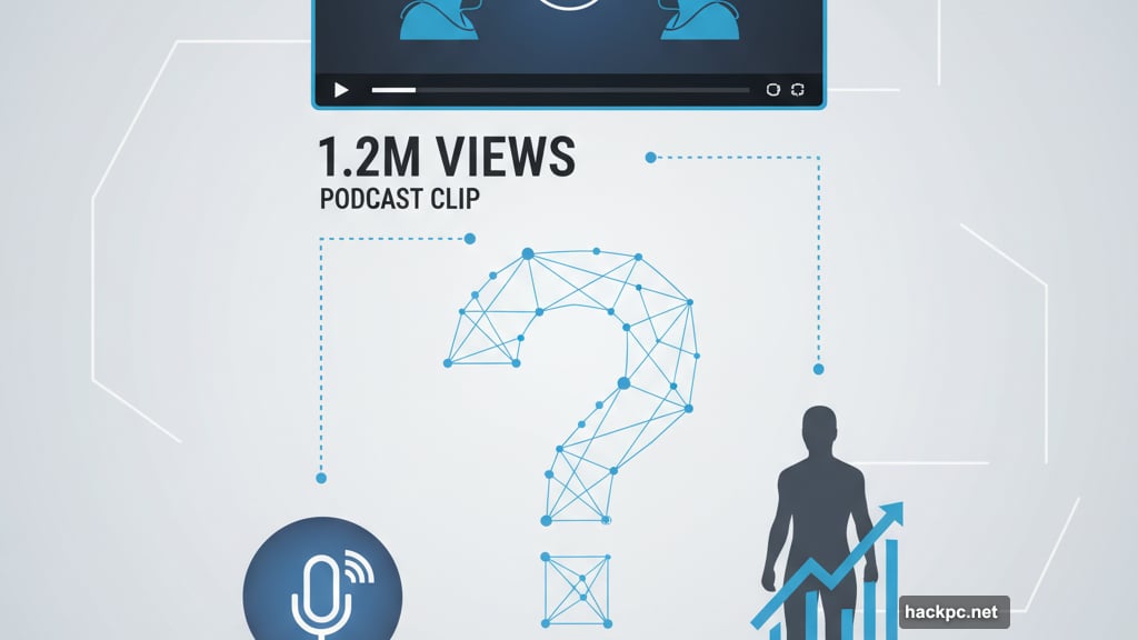 Podcast clips spread without crediting the original creator or linking back