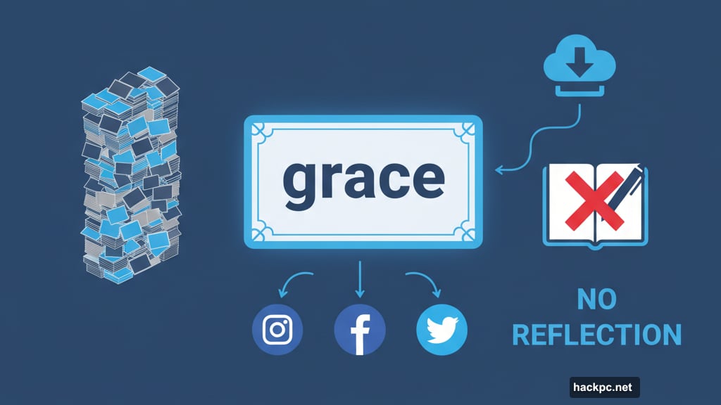 Digital affirmation journal with intention cards users can download and share