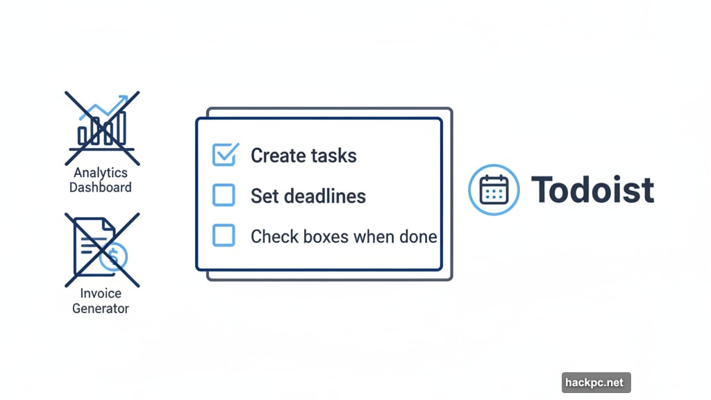 Todoist keeps task management stupidly simple without overwhelming features