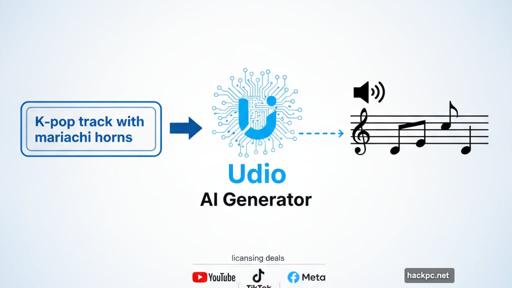 AI generates custom songs then stream or share them legally