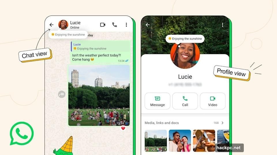 WhatsApp borrows from Instagram and Facebook notes feature by Meta
