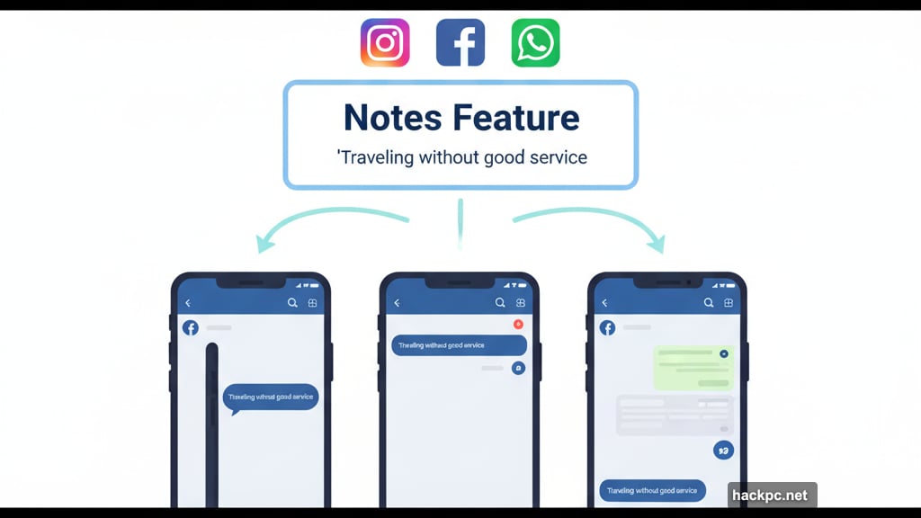 Meta brings Instagram and Facebook notes feature to WhatsApp