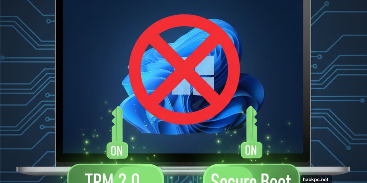 Blocked Windows 11 upgrade unlocked by enabling TPM and Secure Boot settings