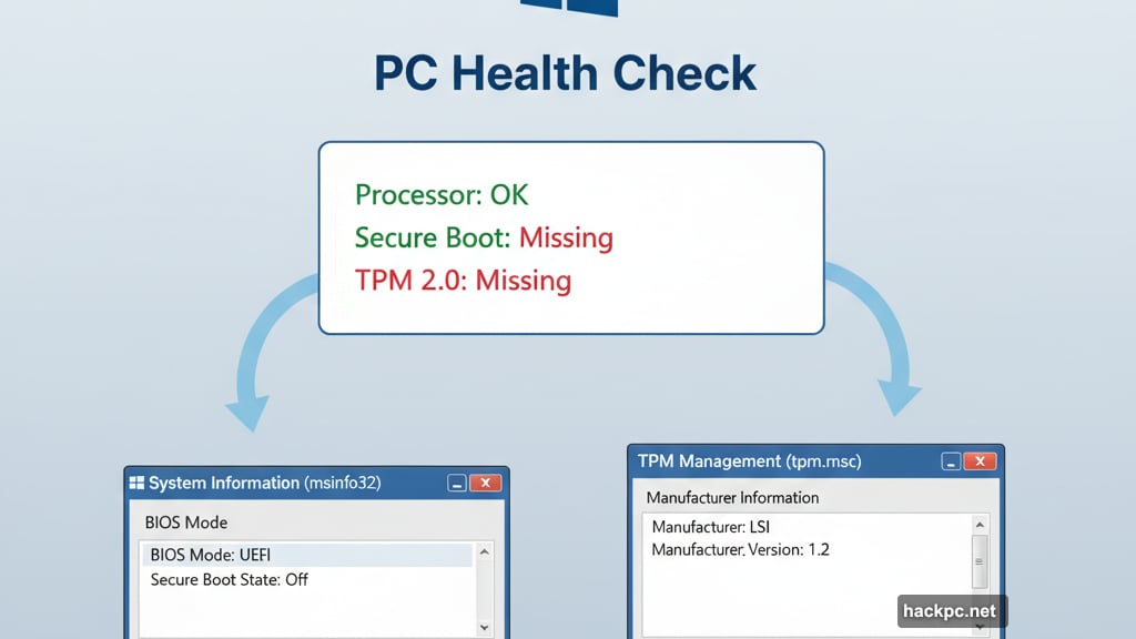 PC Health Check app identifies specific compatibility problems to fix