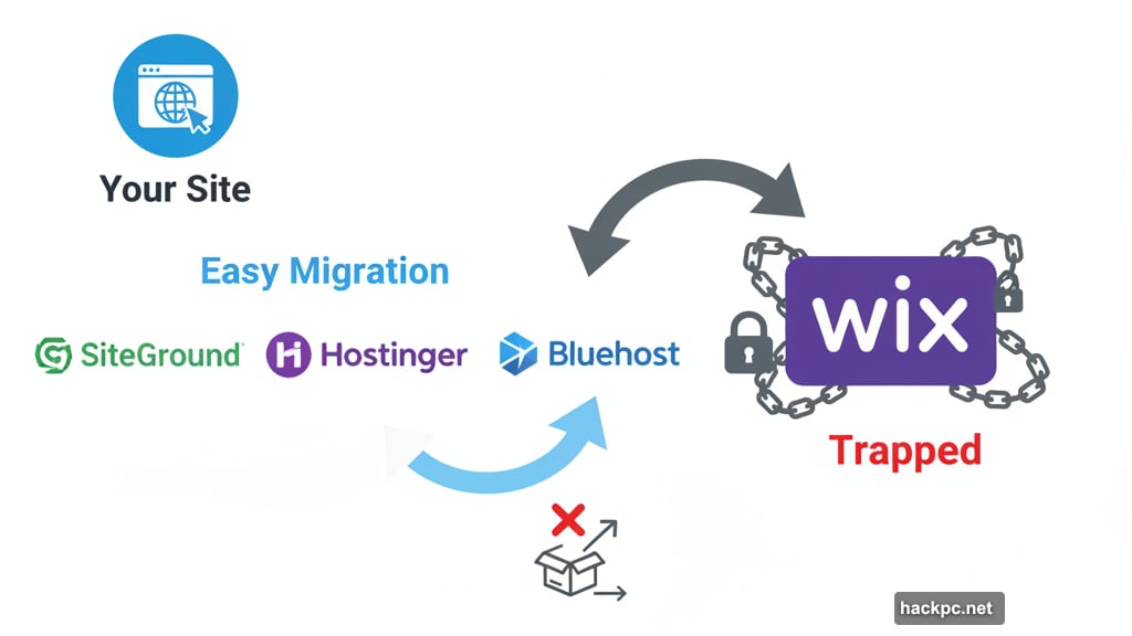 Website migration creates a trap when switching platforms