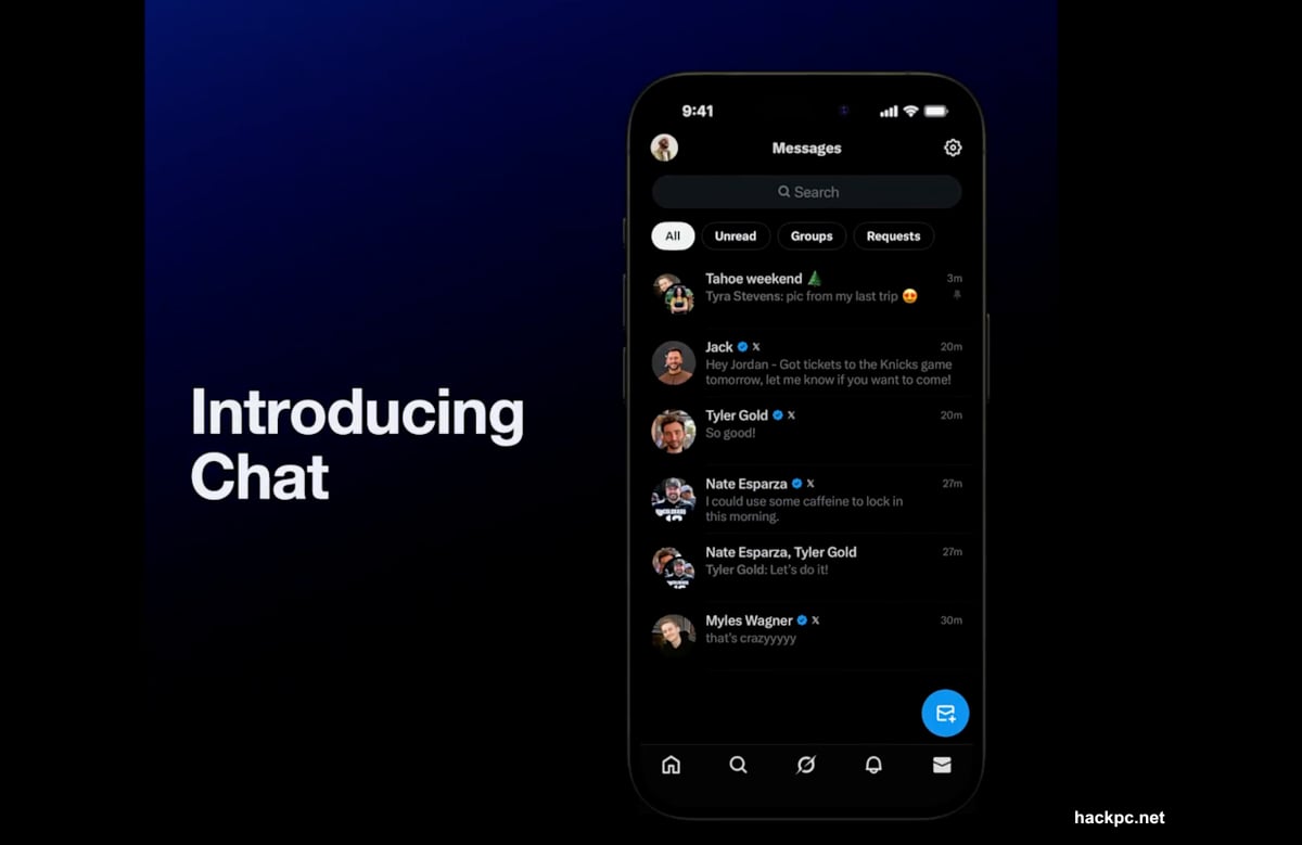 X admits encryption doesn't protect against man-in-the-middle attacks or insiders