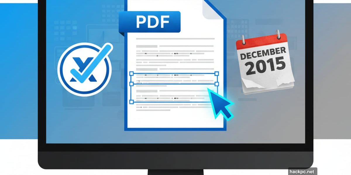 Xodo PDF editor showing strong editing tools with dated interface design