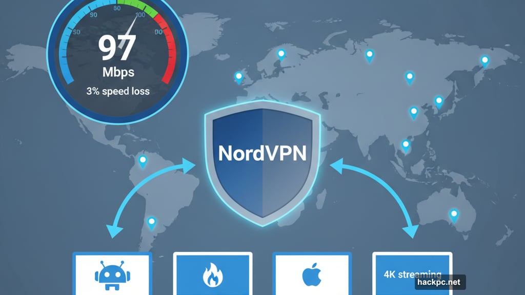 NordVPN delivers fastest speeds with minimal loss across streaming devices