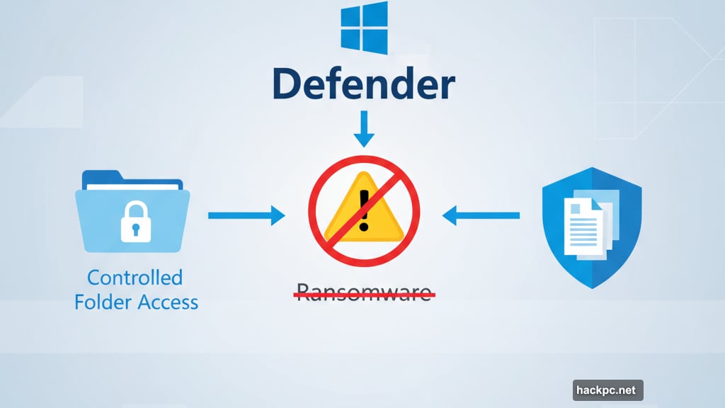 Controlled Folder Access prevents programs from modifying protected folders