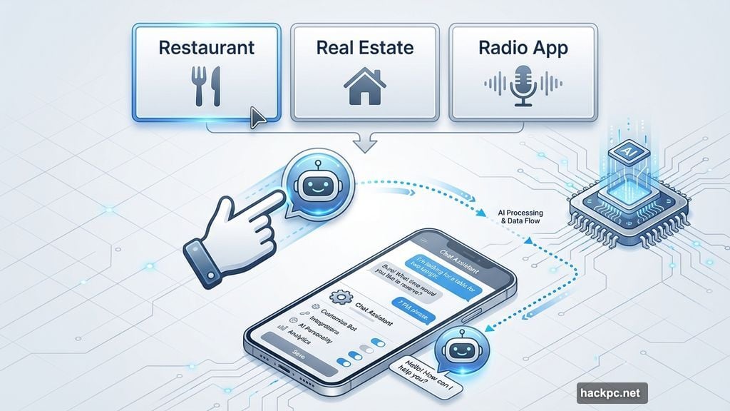 Appy Pie drag and drop tools add chatbots and AI features