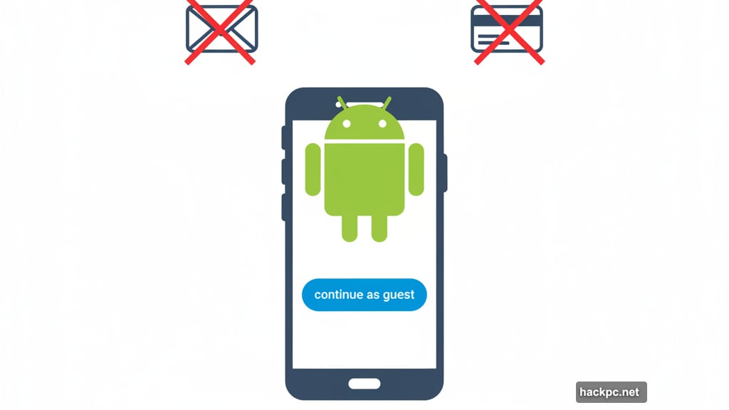 Android users access Proton VPN without creating an account