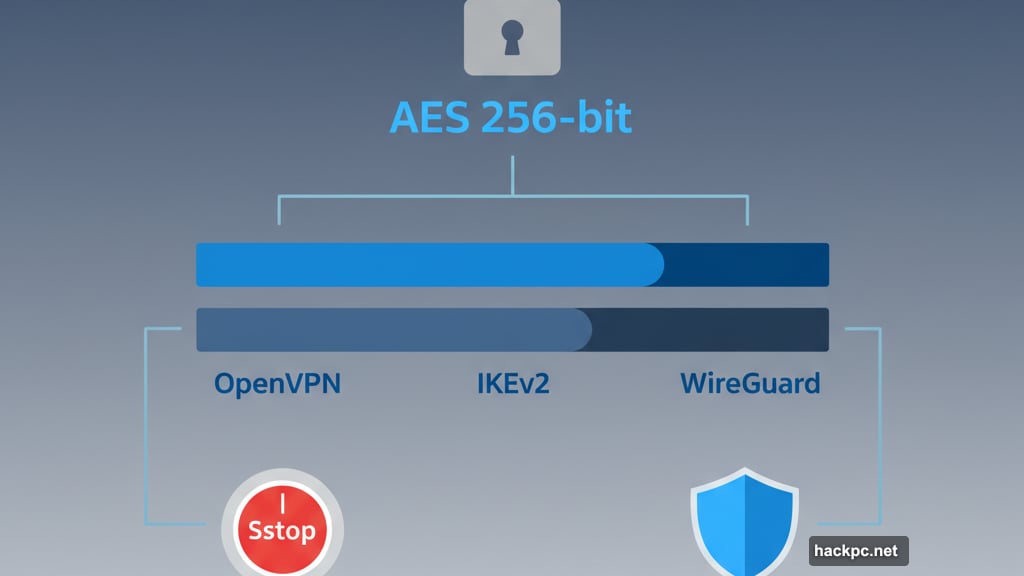 Proton VPN includes encryption protocols and kill switch protection