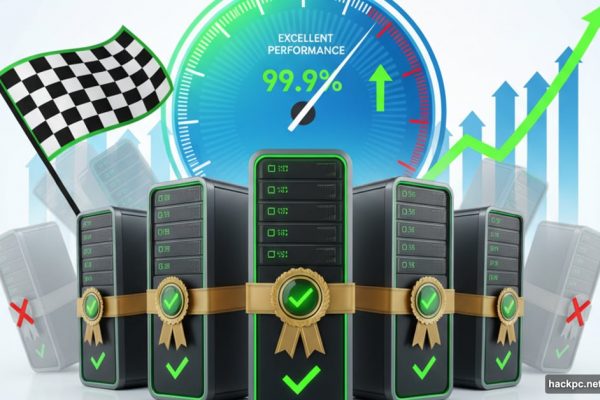 Five high-performance web hosting servers standing strong while competitors fail