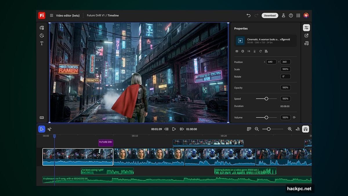 Prompt-based editing replaces regenerating entire video clips for tweaks
