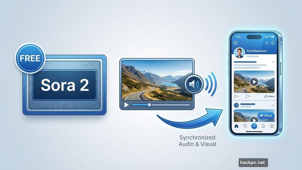 Sora 2 delivers free AI video generation with synchronized audio