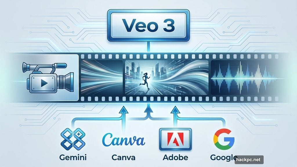Veo 3 produces cinematic quality with automatically synchronized AI audio
