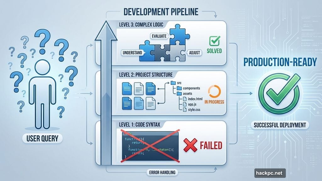 Someone has to evaluate what AI produces and adjust things