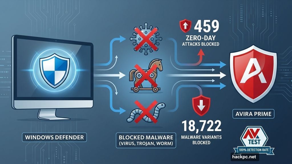 Avira caught 100 percent of zero-day threats and malware samples