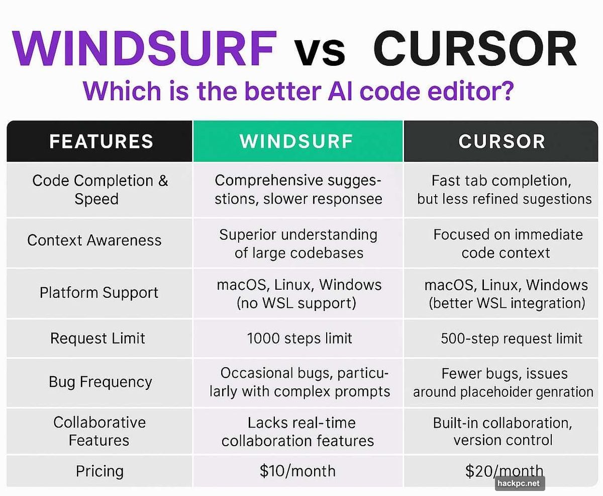 Windsurf built fresh IDE with Cascade and Supercomplete features