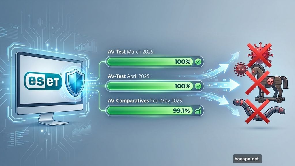 ESET caught 100 percent of zero-day malware samples in testing