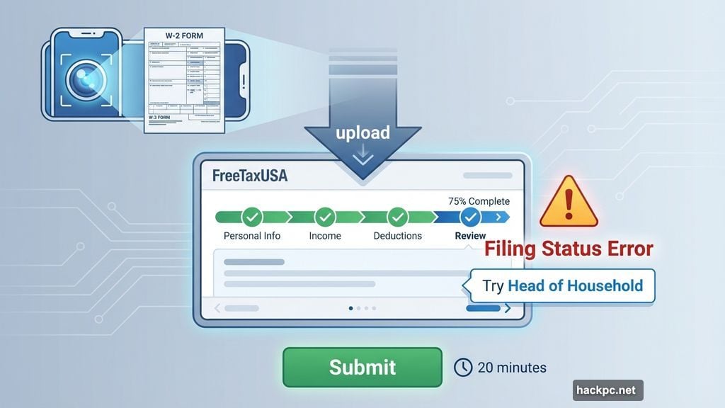 Simple returns feel effortless with step-by-step interview process
