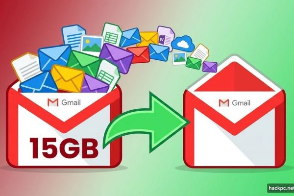 Gmail storage full envelope transferring emails to second empty account