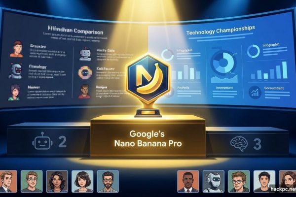 Google Nano Banana Pro on winner podium above competing AI image generators
