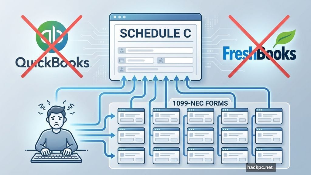 No integration with accounting software like QuickBooks or FreshBooks