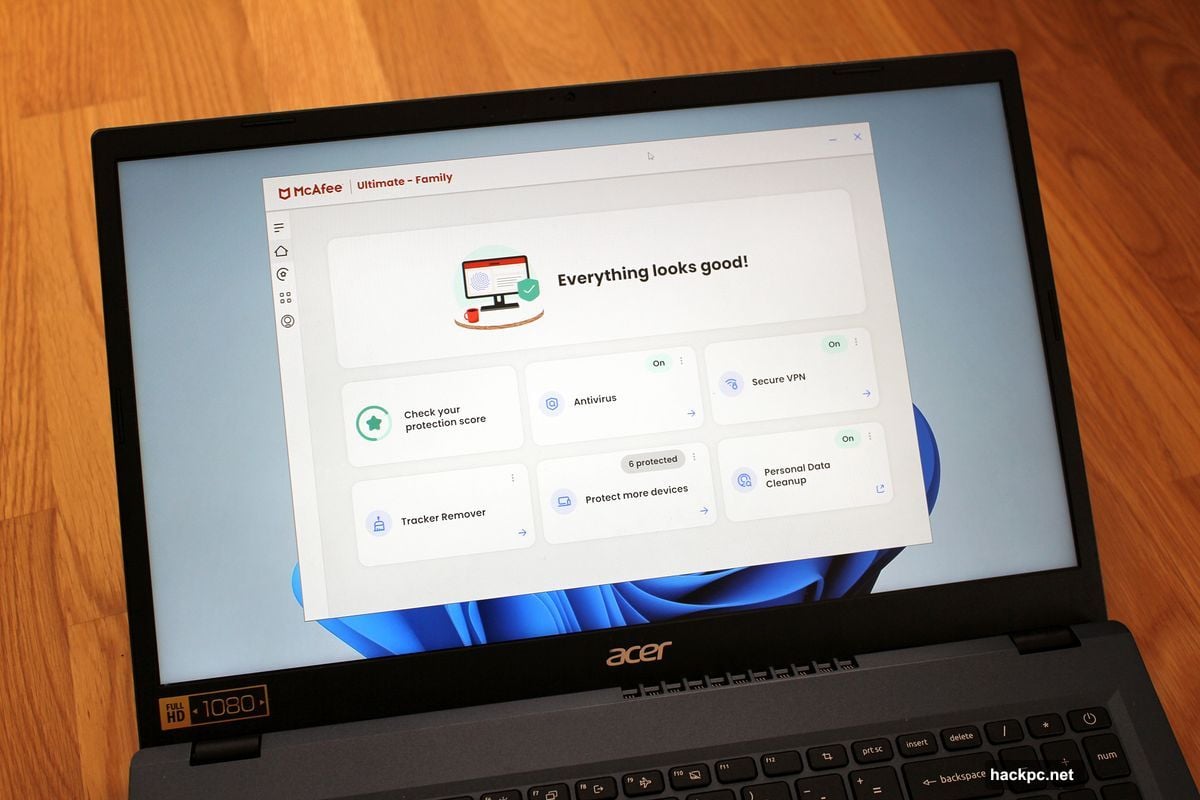 McAfee offline detection drops dramatically without internet connection available