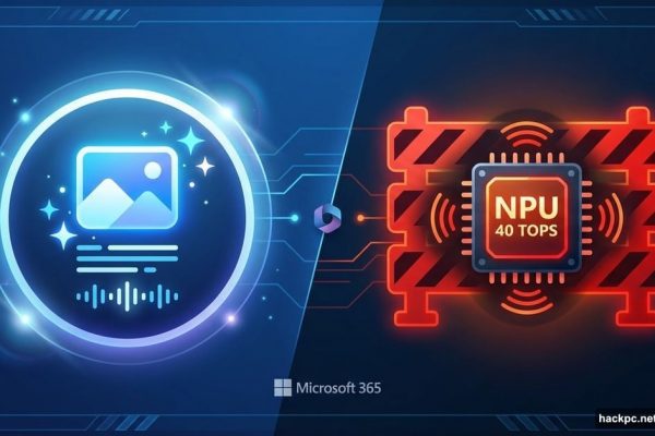 Image with auto-caption feature blocked by NPU hardware barrier