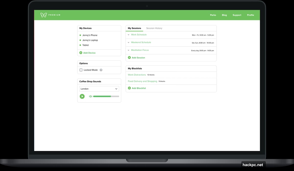Cold Turkey locks you out completely with no emergency exits