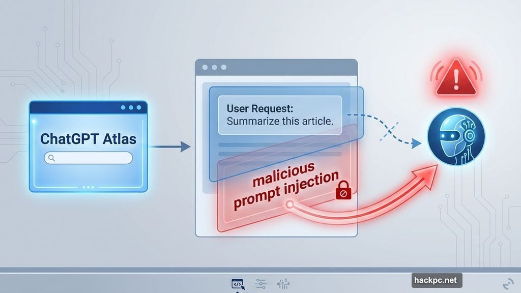 Prompt injection attacks trick AI browsers into following harmful instructions