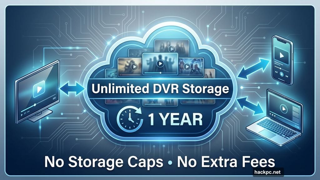 Unlimited cloud DVR recordings stick around for full year