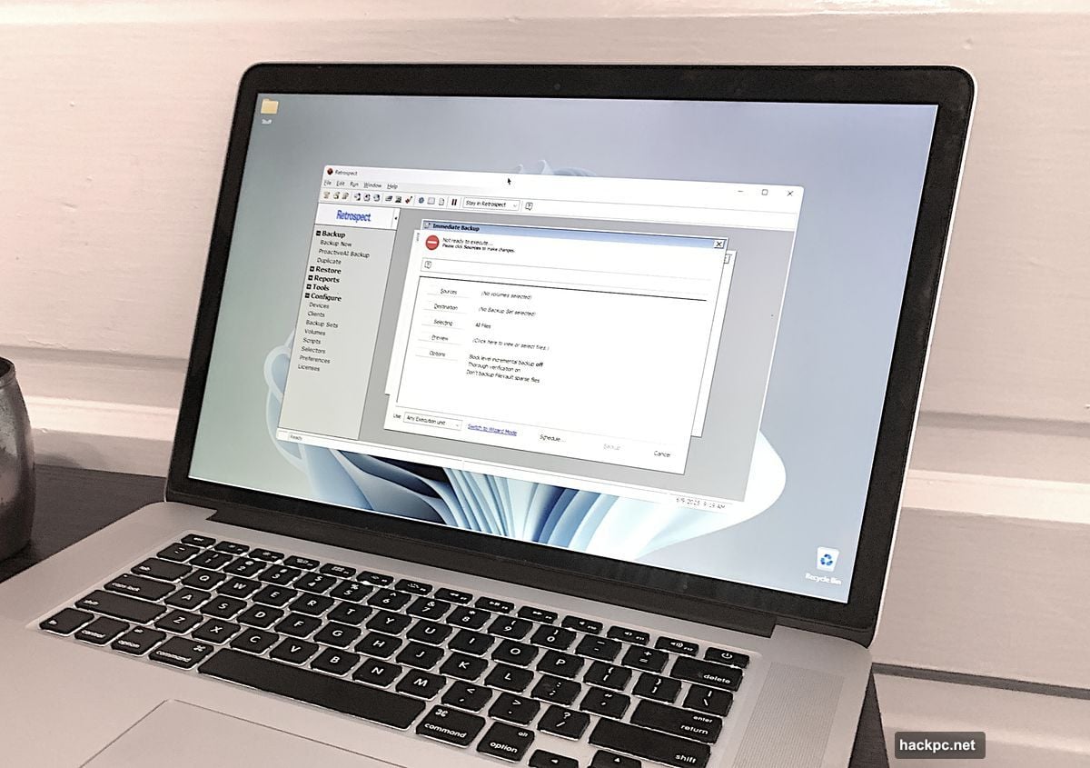 Retrospect 19 backs up to Amazon S3 Wasabi Dropbox and cloud services