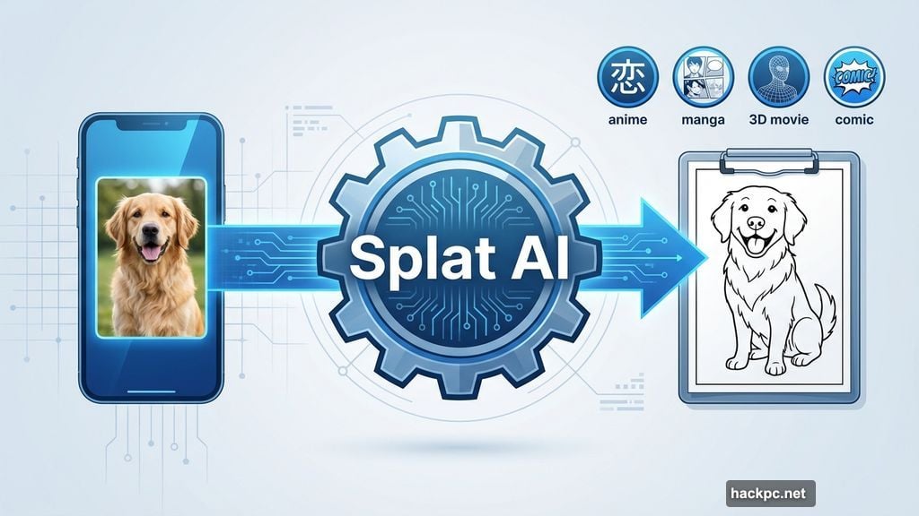 Splat uses AI to transform photos into custom coloring pages