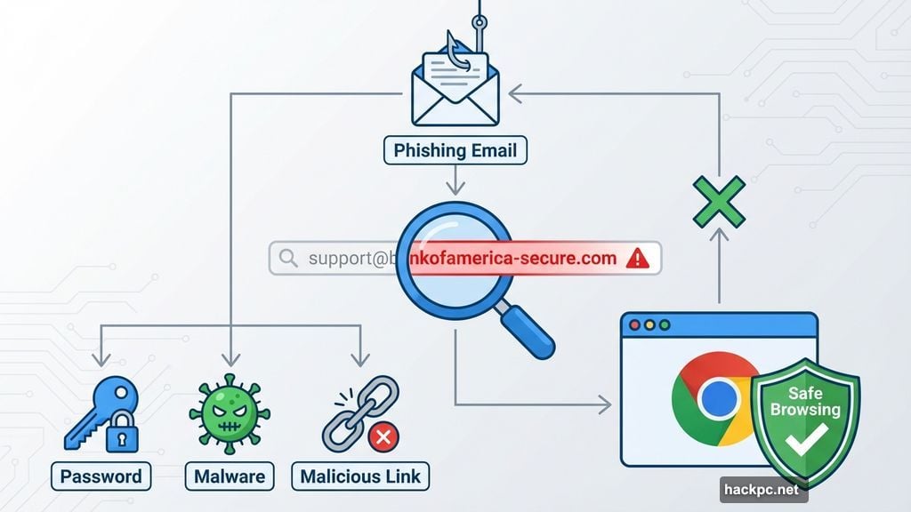 Phishing attacks trick you into sharing passwords and installing malware