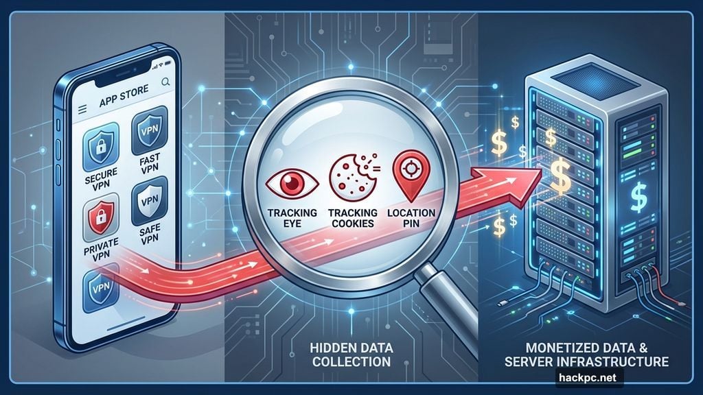 Shady VPN developers flood app stores with data-harvesting scams