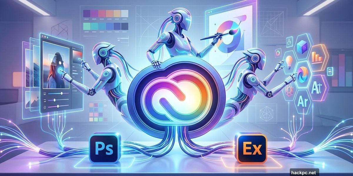 Adobe AI assistants collaborating with creative tools and workflow