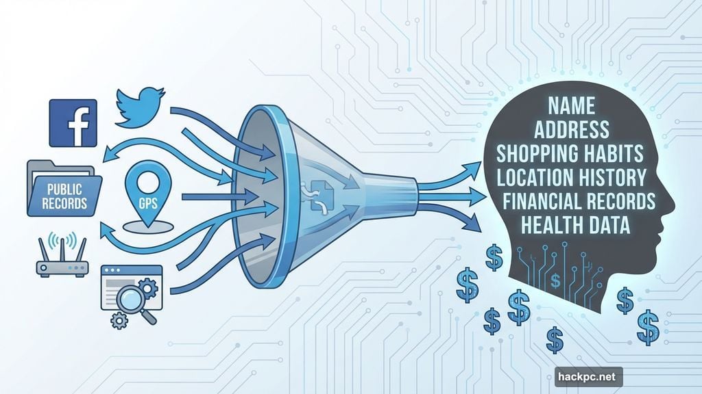 Data brokers collect information from social media and public records