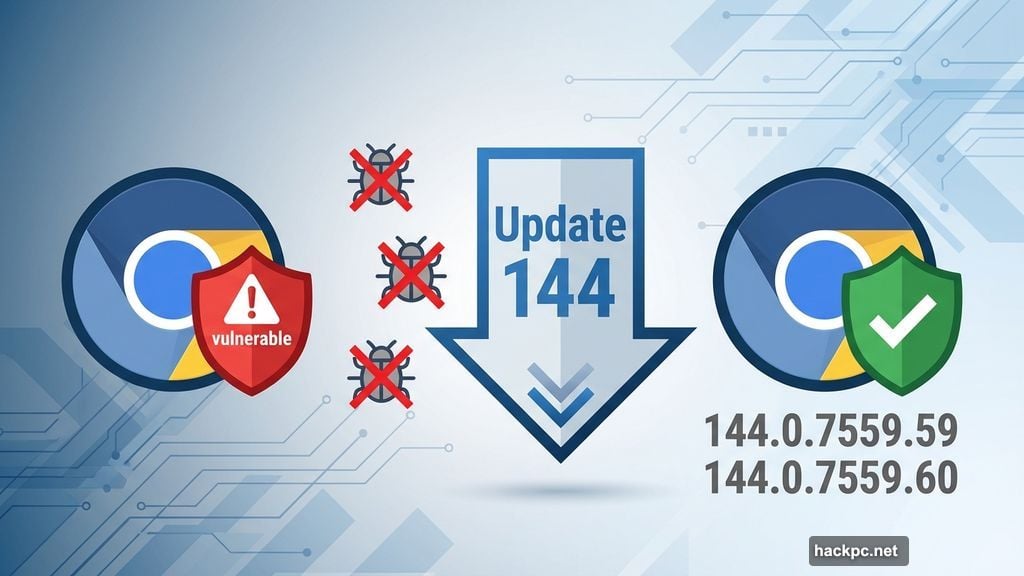Chrome 144 patches three critical security vulnerabilities with immediate update