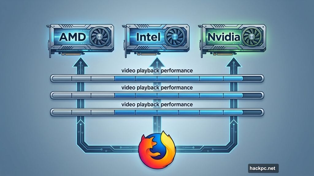 AMD GPU video playback performance now matches Intel and Nvidia