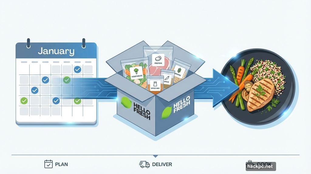 Starting healthy habits in January with HelloFresh meal planning