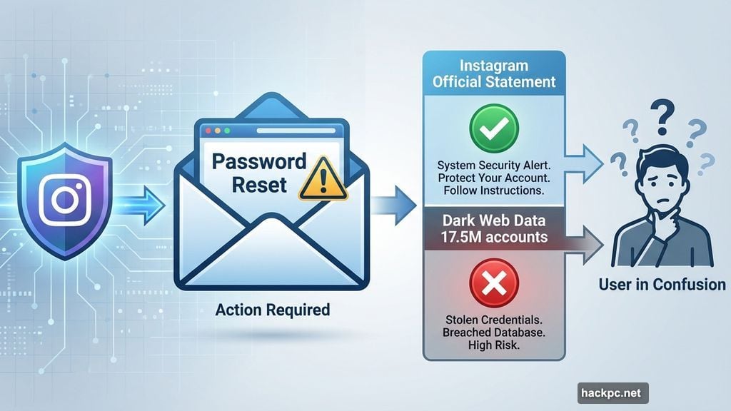 Instagram claims no breach but dark web data contradicts explanation