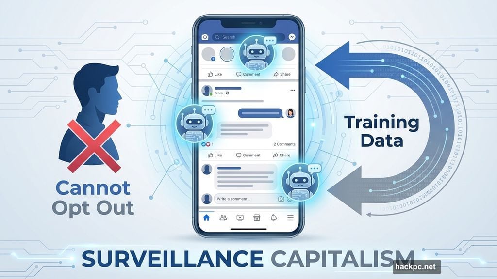 Meta AI inescapable on Facebook Instagram with no opt-out option