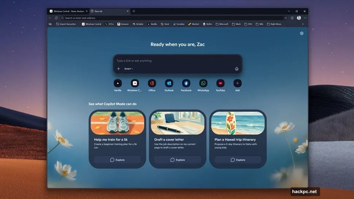Visual changes work independently from Copilot AI functionality settings